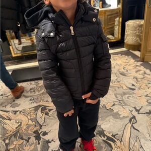 Moncler Black Kids Puffer Jacket